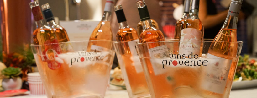 bottle of Rosé wine - bouteille de vin rosé