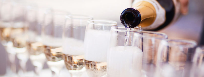 glass of champagne