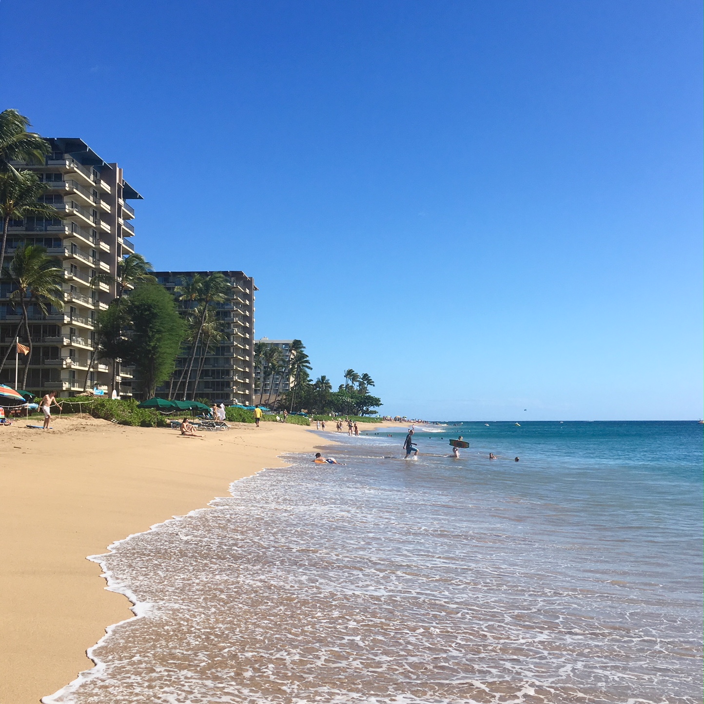beach and blue sky