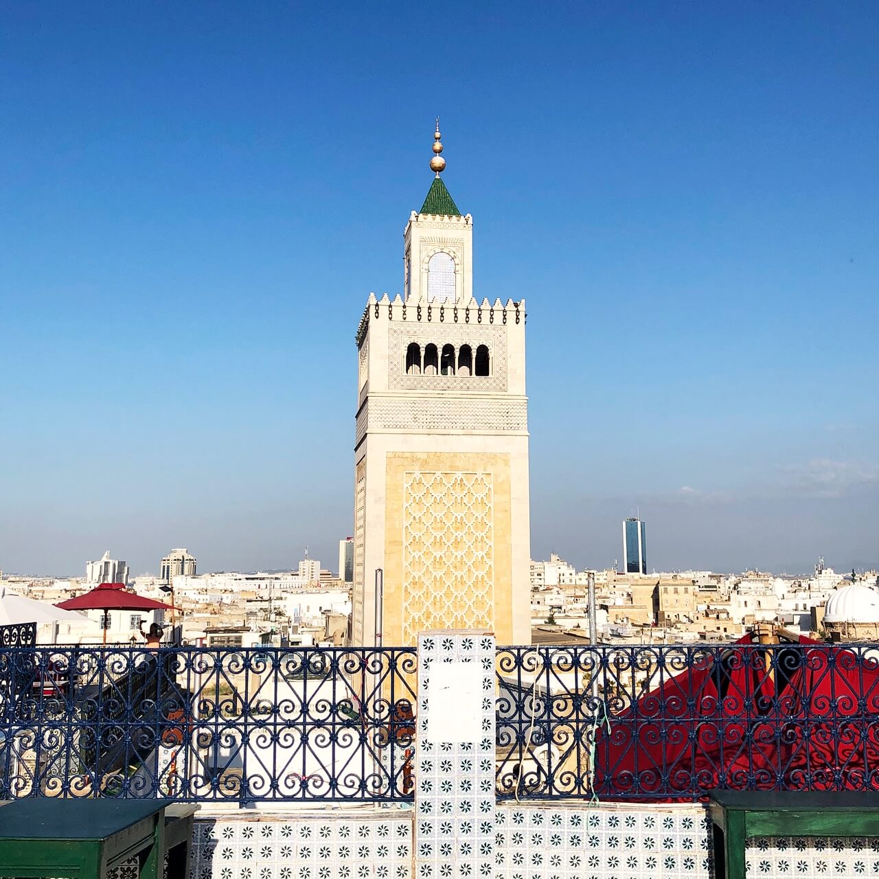 mosque, blue sky